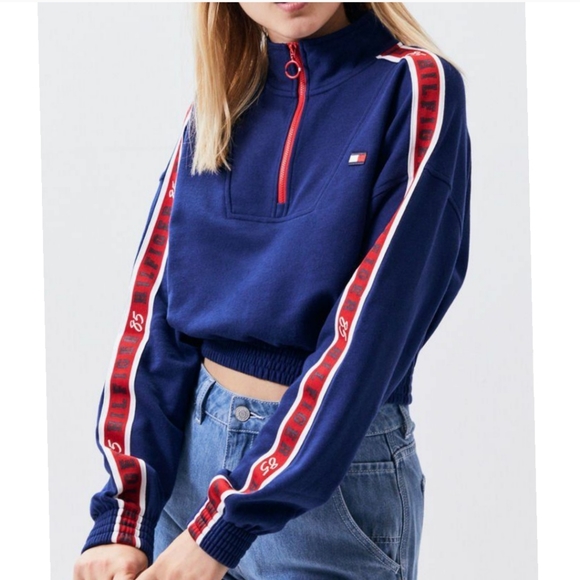tommy hilfiger mock neck sweater